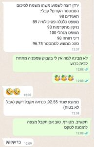 עילאי חלקי - ממוצע סמסטר 96.7 (7)